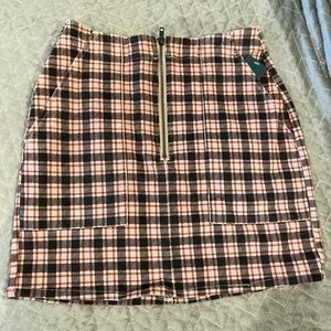 NWT Plaid Mini Skirt